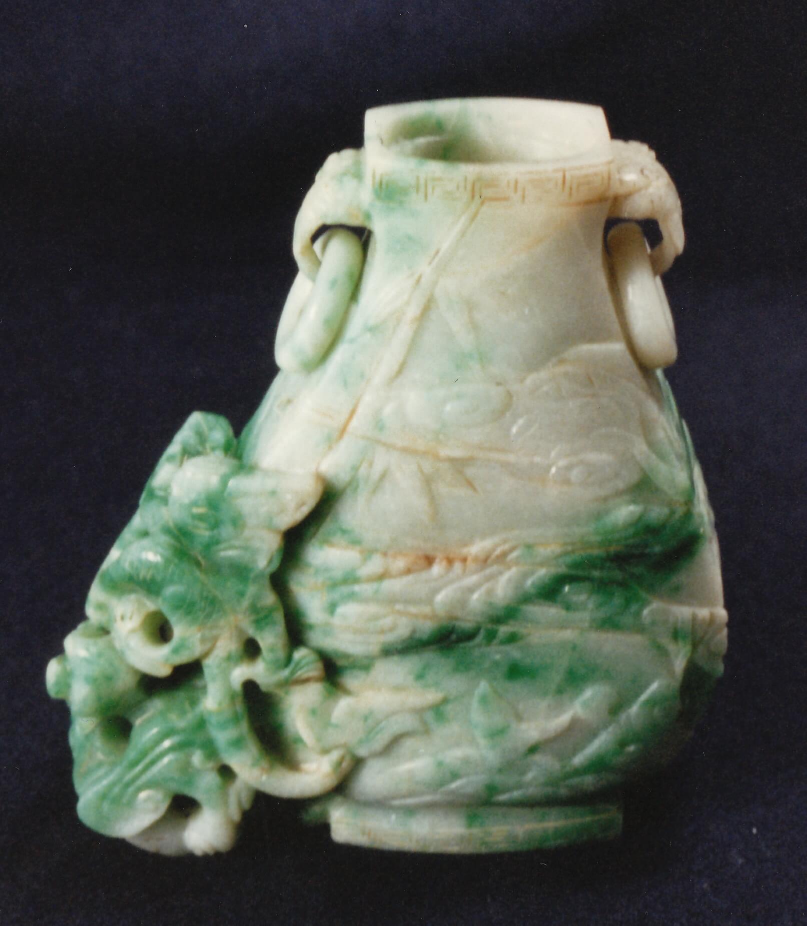 Carved Jade Vase