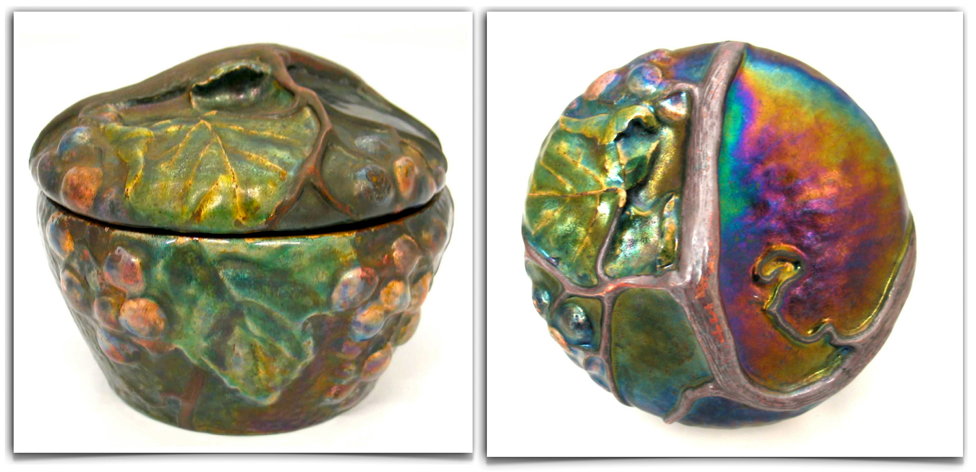 A close up of two different pictures of a bowl