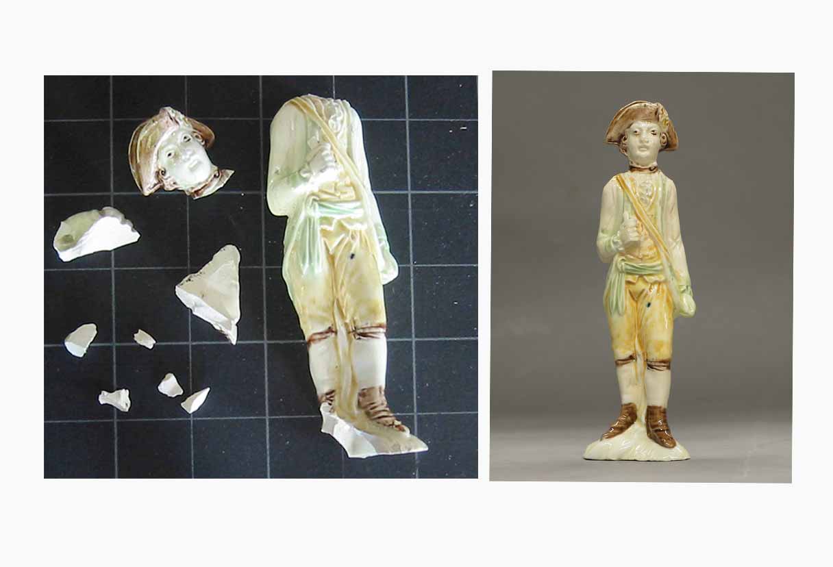 Restoration of Ceramic Figure